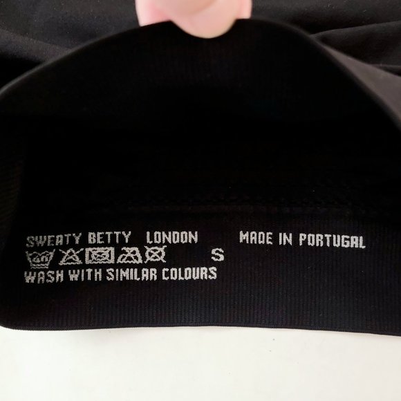 Sweaty Beatty Stamina Size Small Workout Sports Bra Top Black - Picture 6 of 9